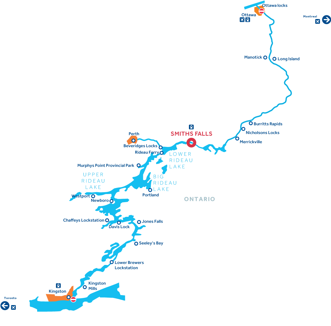 Rideau Canal Map